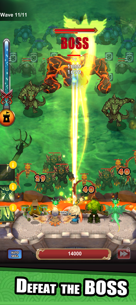 Warrior Fight IDLE Defense screenshot 1