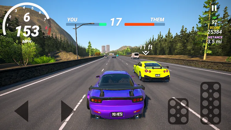 No Hesi Car Traffic Racing screenshot 4