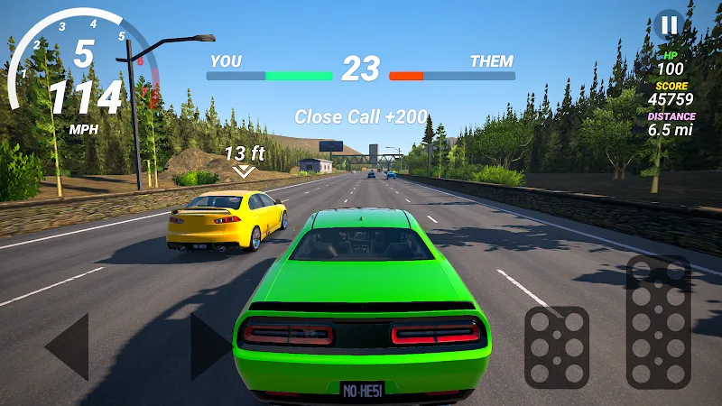 No Hesi Car Traffic Racing screenshot 3