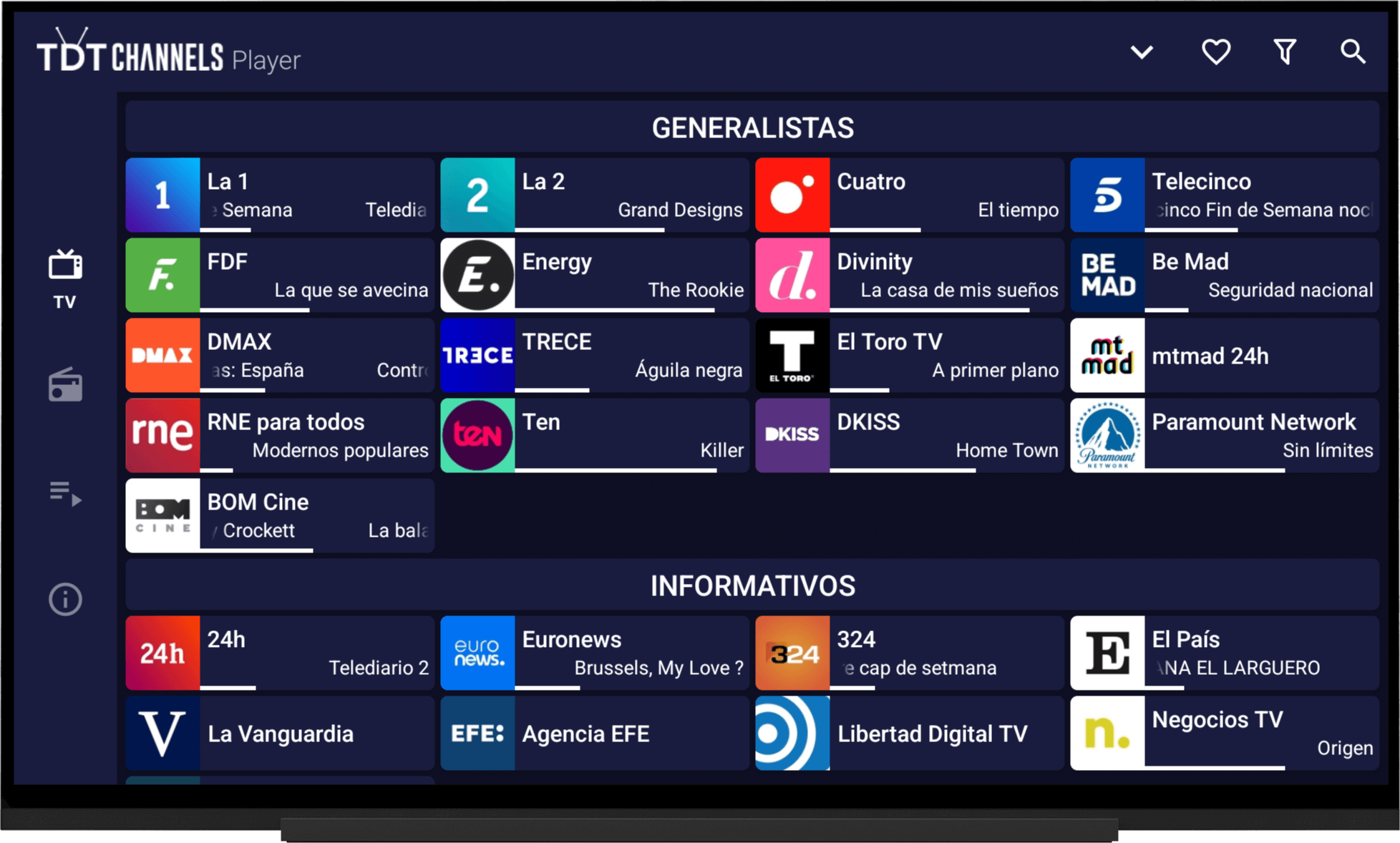 TDTChannels | TV en directo screenshot 1
