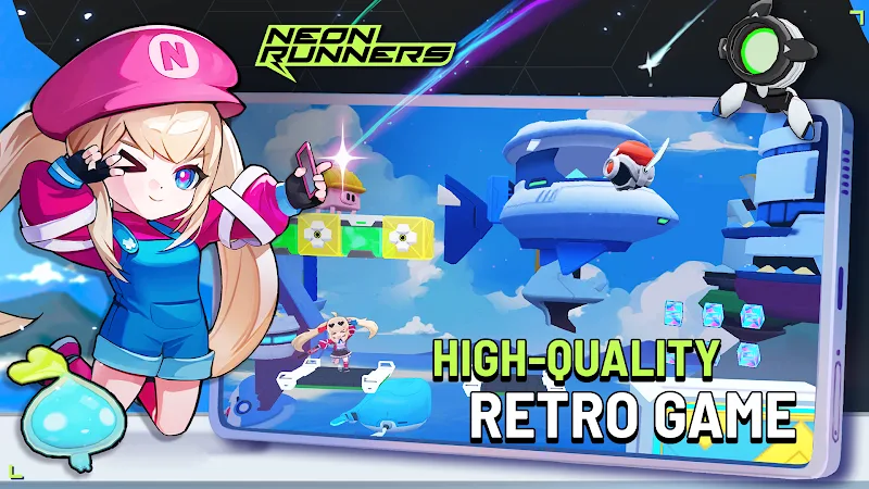 Neon Runners: Craft & Dash screenshot 3