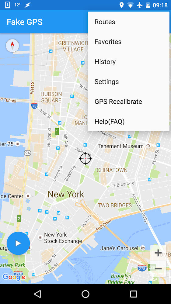 Fake GPS Joystick & Routes Go screenshot 4