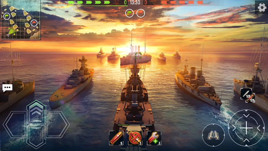 Navy War: Battleship screenshot 2