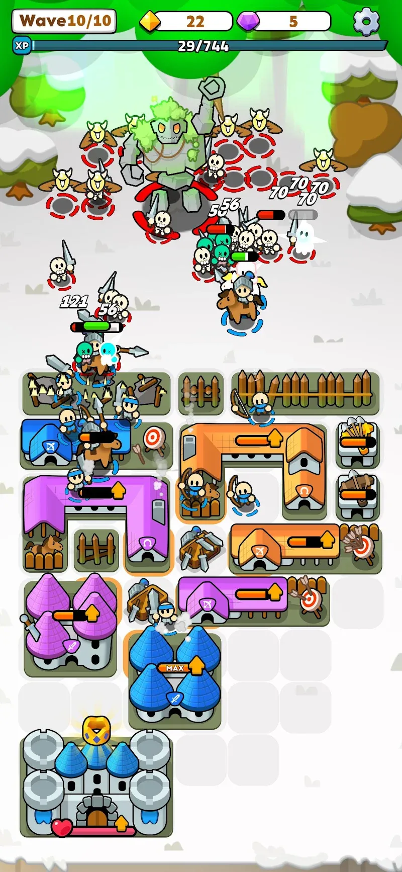 Fortress Merge: Puzzle Defense screenshot 6