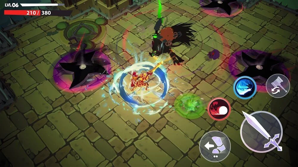 Mighty Quest Rogue Palace gameplay screenshot 4