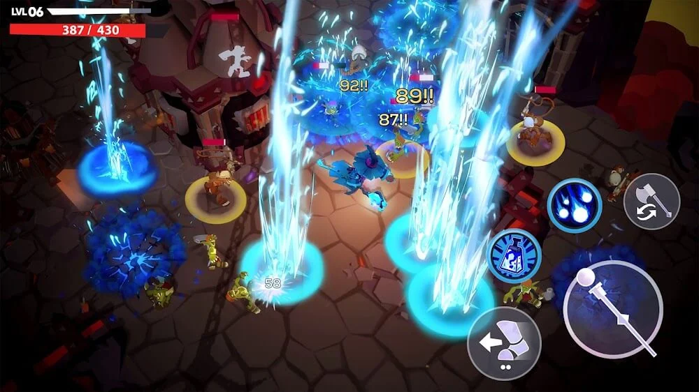 Mighty Quest Rogue Palace gameplay screenshot 3