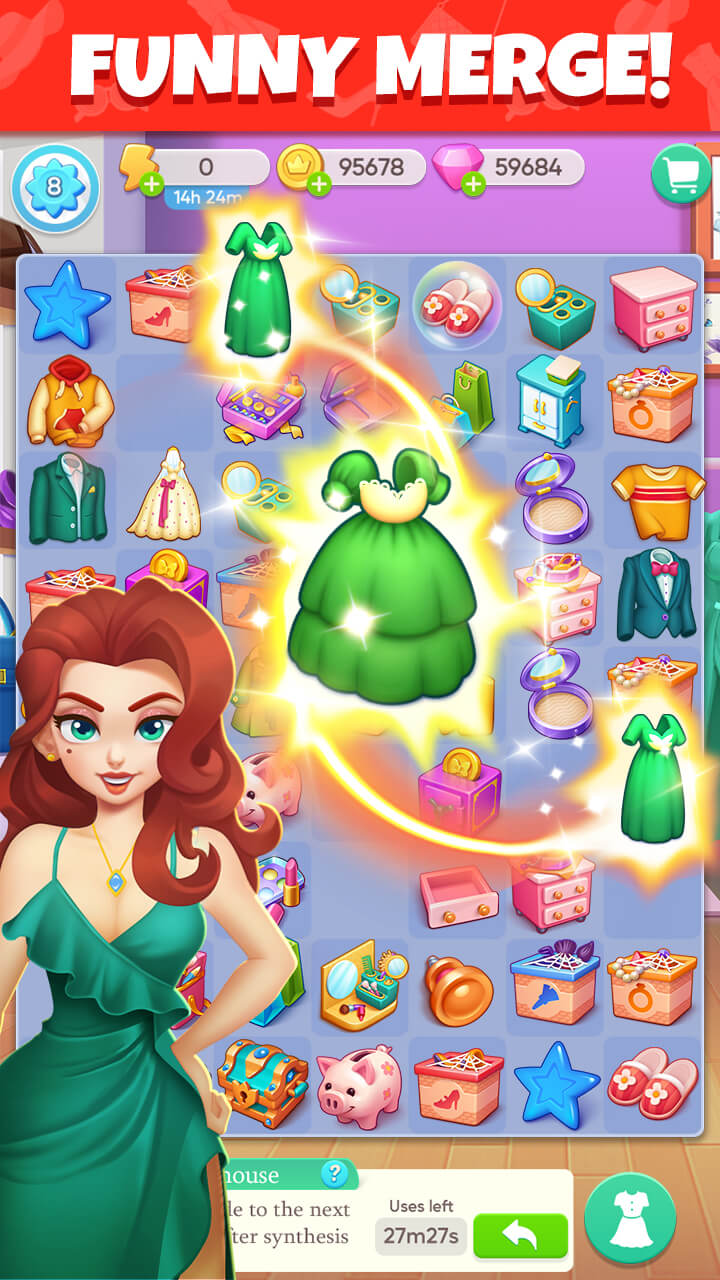 Makeover Story: Fashion Merge screenshot 5