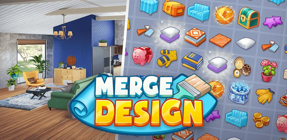 Merge Design: Home Makeover screenshot 1