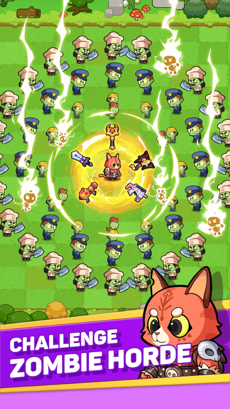 Meow vs Zombie screenshot 2