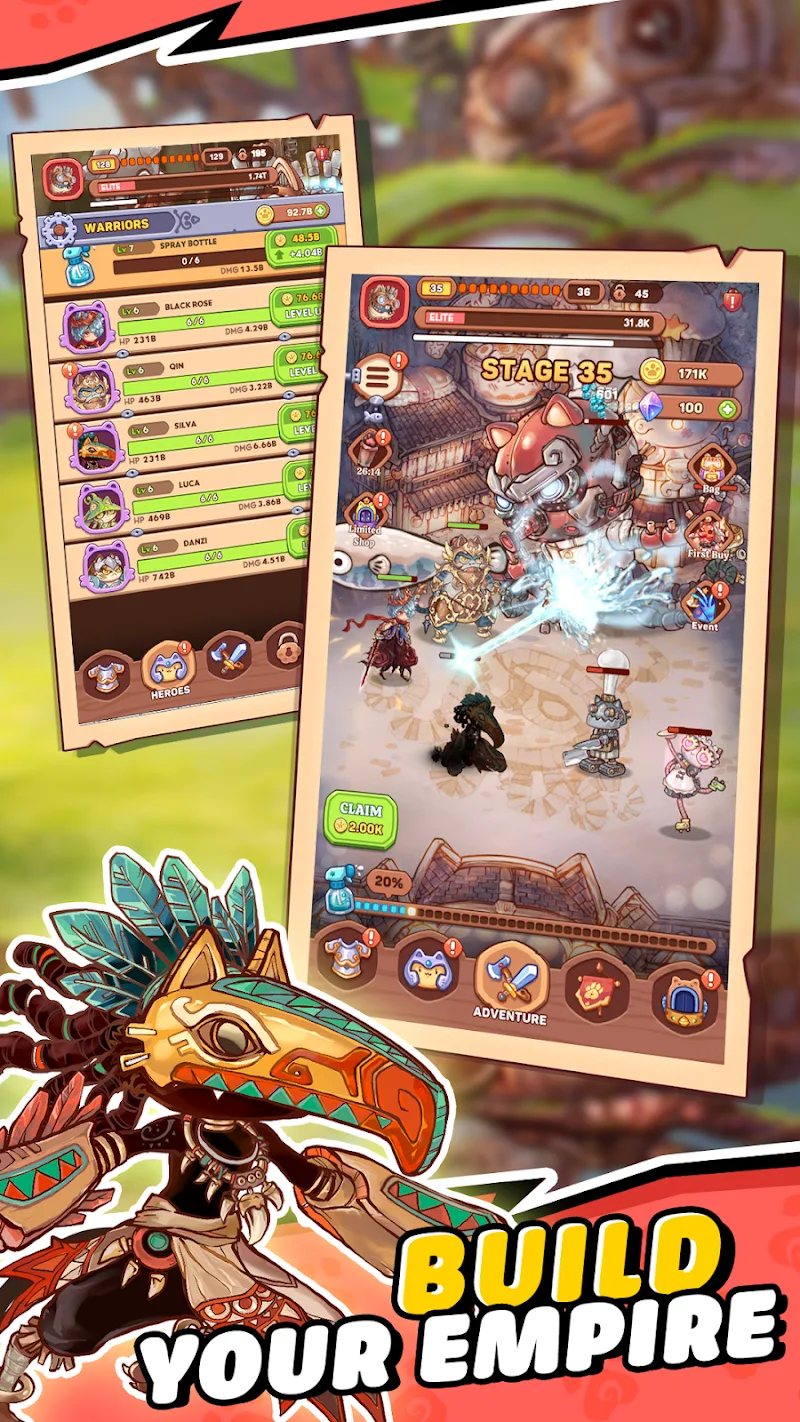 Meow Meow Warriors screenshot 3