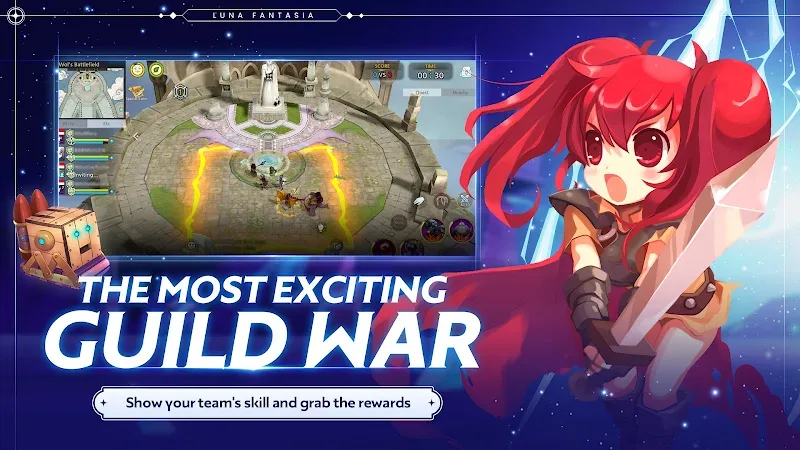 Luna Fantasia: War of Blueland screenshot 5