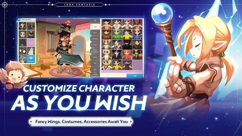 Luna Fantasia: War of Blueland screenshot 4