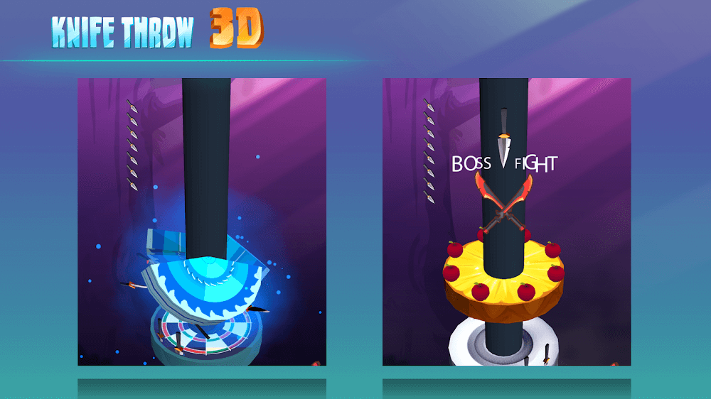 Knife Throw 3D gameplay screenshot 6