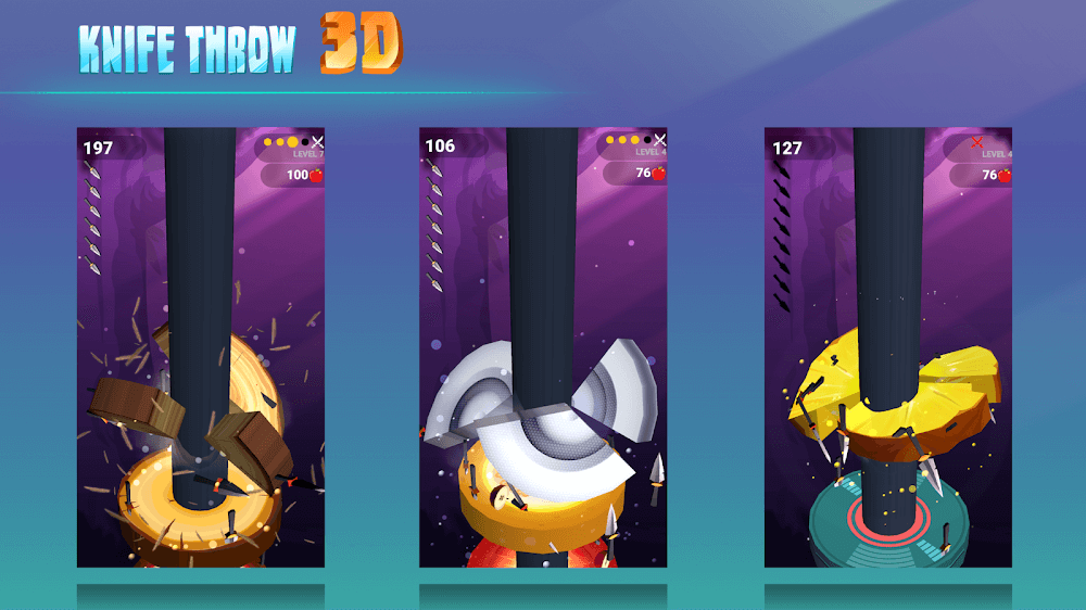 Knife Throw 3D gameplay screenshot 4