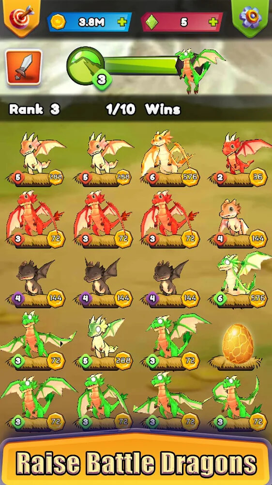 Dragon Merge Master Idle screenshot 2