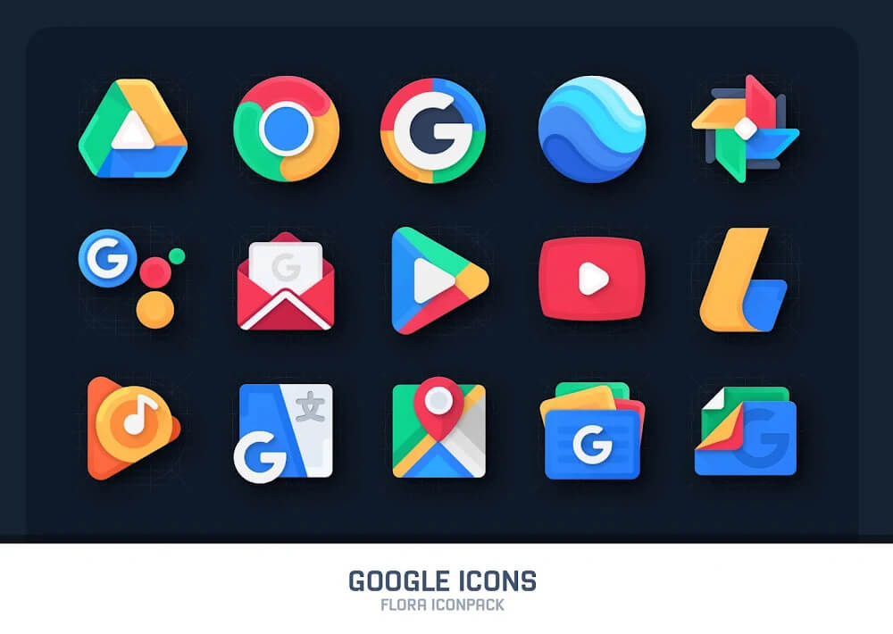 Flora: Material Icon Pack screenshot 2