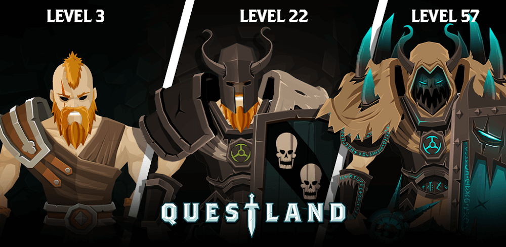 Questland: Turn Based RPG gameplay screenshot 1
