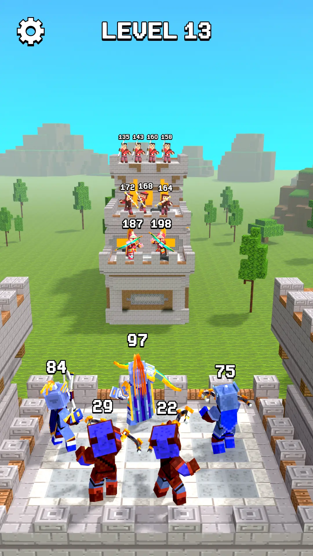 War Merge: Craft Archers screenshot 3
