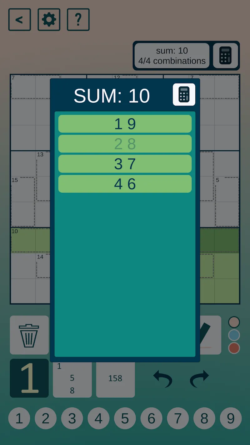 Killer Sudoku screenshot 3