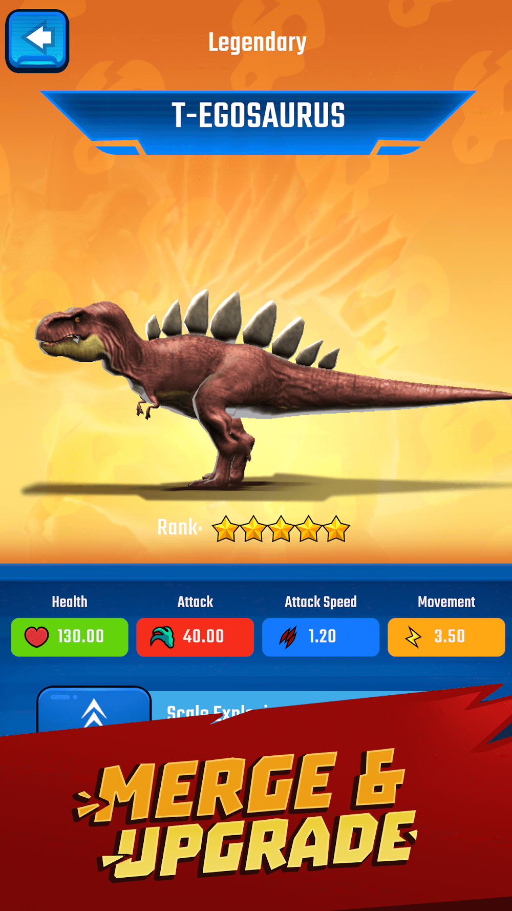 Jurassic Warfare: Dino Battle screenshot 5