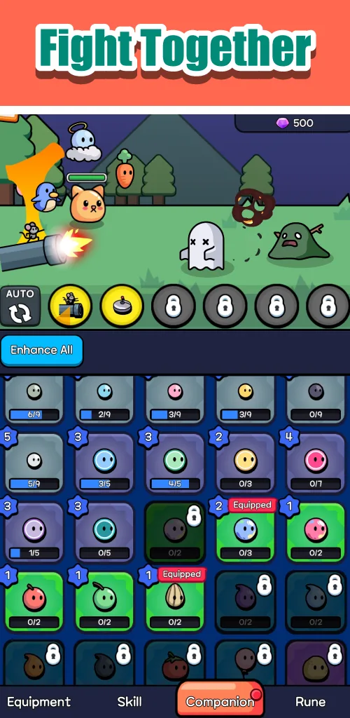JellyCat : Idle RPG screenshot 5