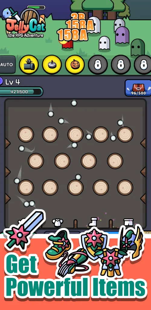 JellyCat : Idle RPG screenshot 2