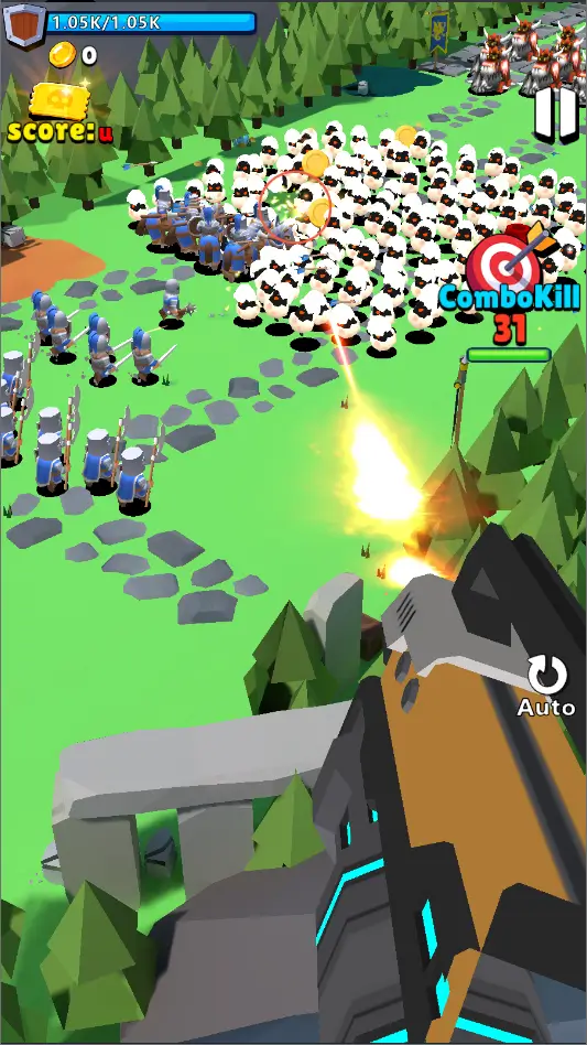 Kingdom Defense: Idle Shooting gameplay preview 4