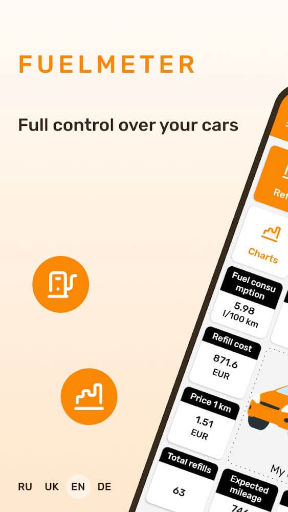 Fuelmeter: Fuel consumption screenshot 2