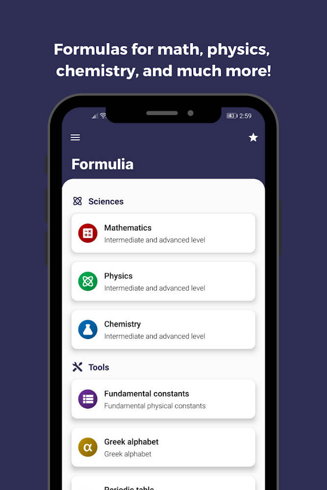 Formulia screenshot 2