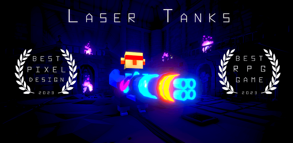 Laser Tanks: Pixel screenshot 1