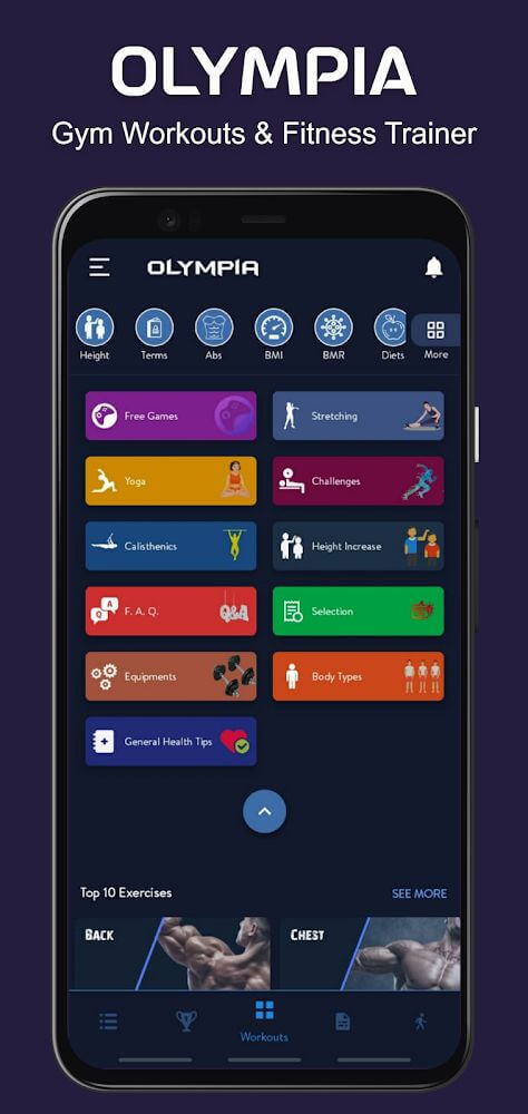 FitOlympia Pro screenshot 2