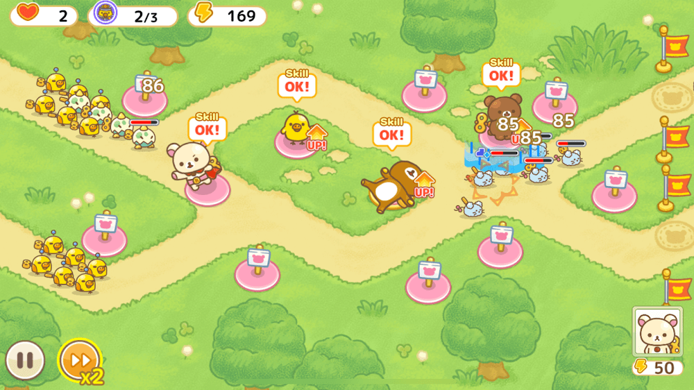 Korilakkuma Tower Defense screenshot 5