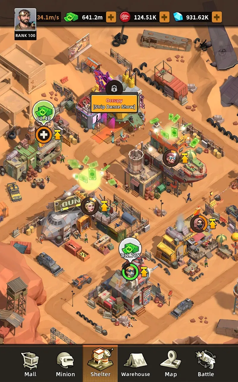 Idle Wasteland Criminal Empire screenshot 2