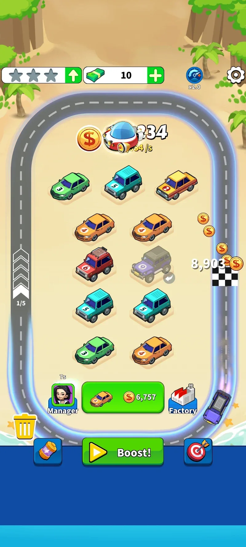 Idle Vehicles Tycoon screenshot 2