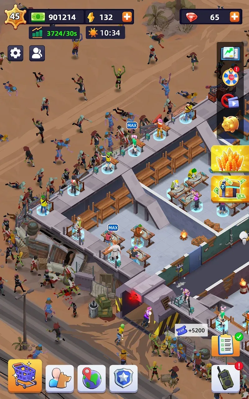 Idle Survivor Fortress Tycoon screenshot 5