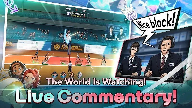 Volley Girls: Volleyball SPIKE screenshot 2