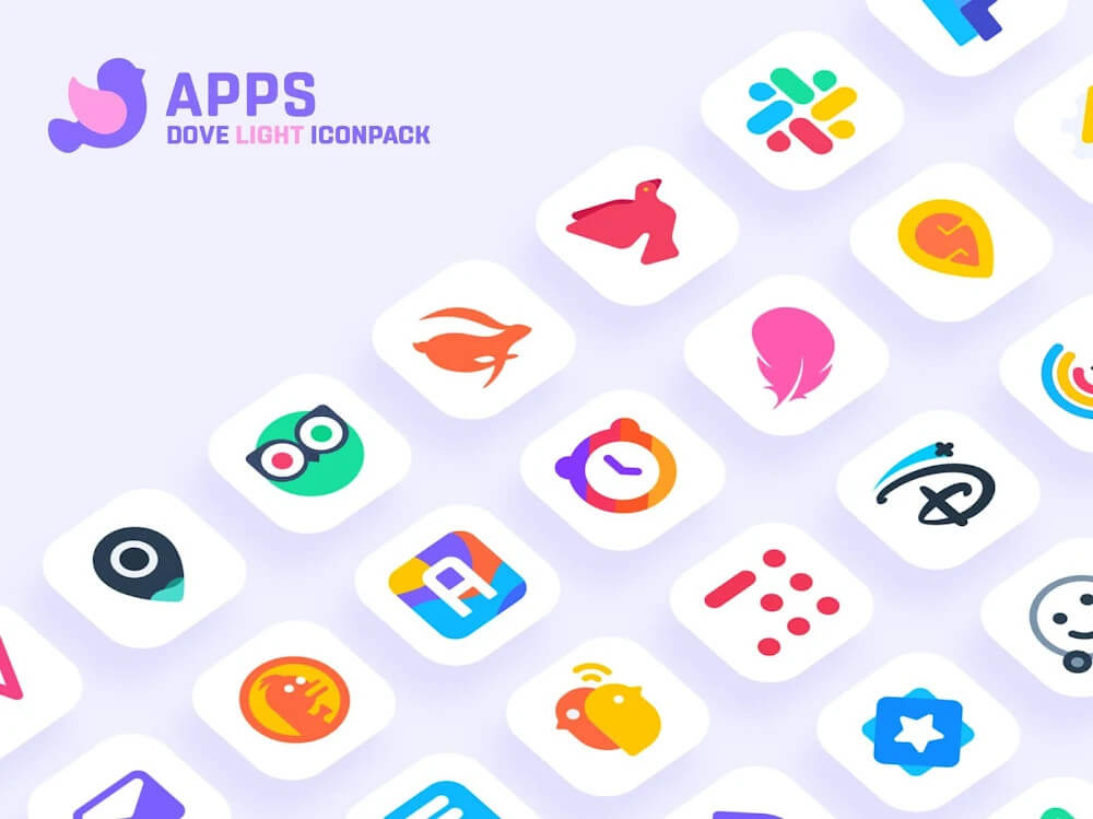 Dove Light: Icon Pack screenshot 6