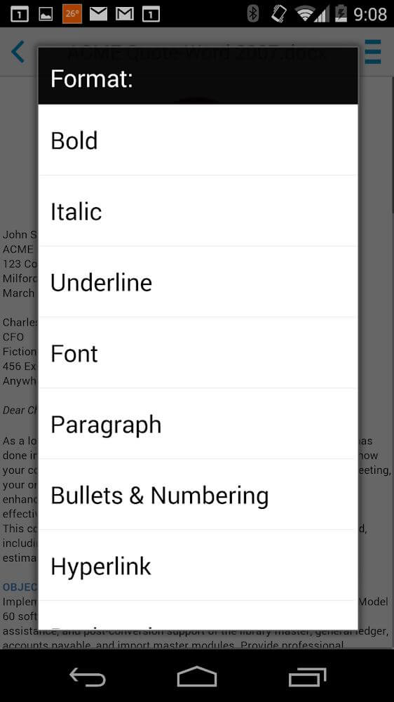 Docs To Go screenshot 5