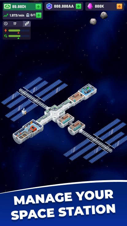 Idle Space Station - Tycoon screenshot 2