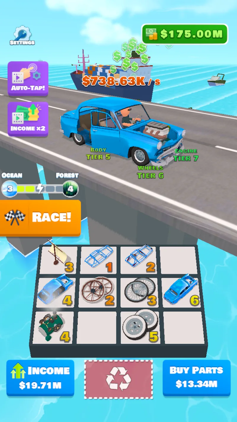 Idle Racer screenshot 2