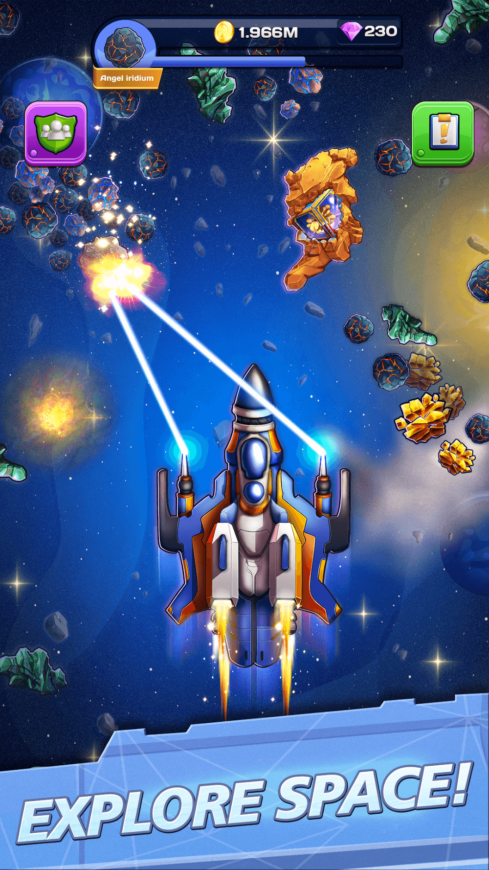 Idle Pocket SpaceCraft screenshot 2