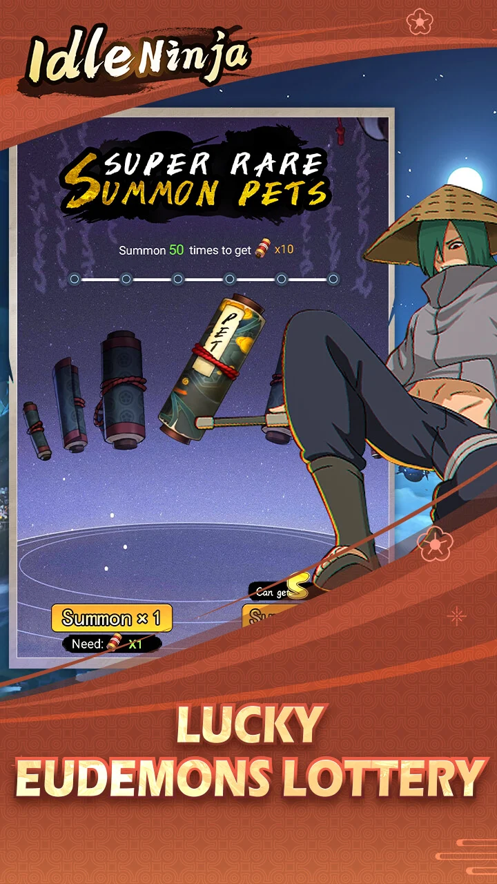 Idle Ninja - Summon Eudemons screenshot 4