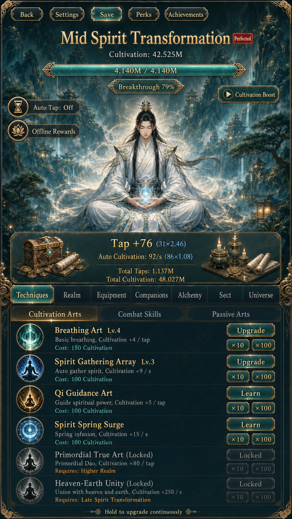 Idle Cultivation Screenshot 2
