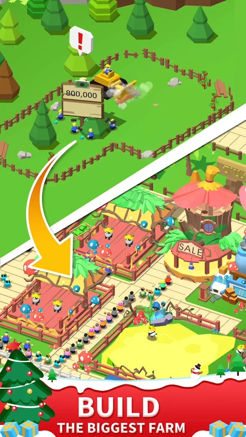 Idle Leisure Farm - Cash Click screenshot 2