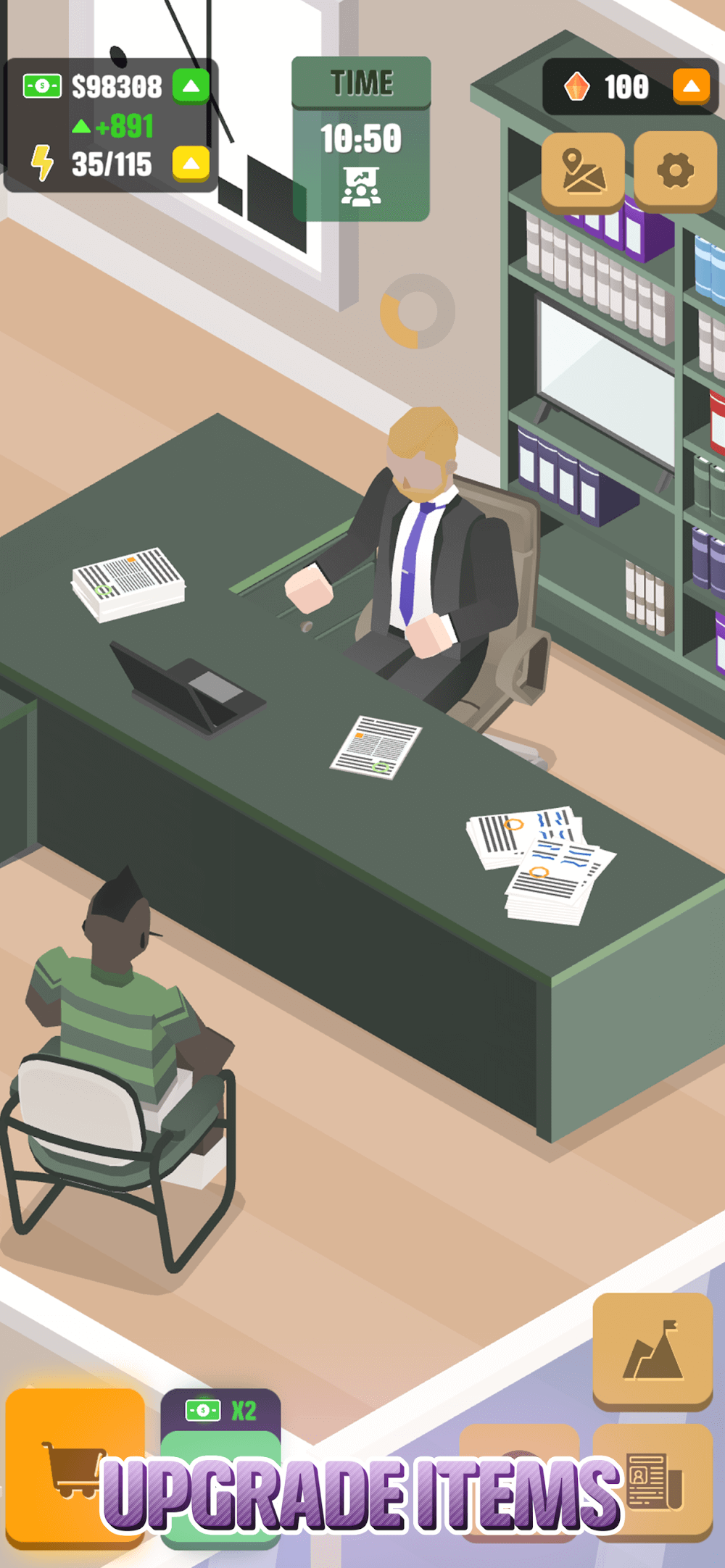Idle Law Firm: Justice Empire screenshot 2