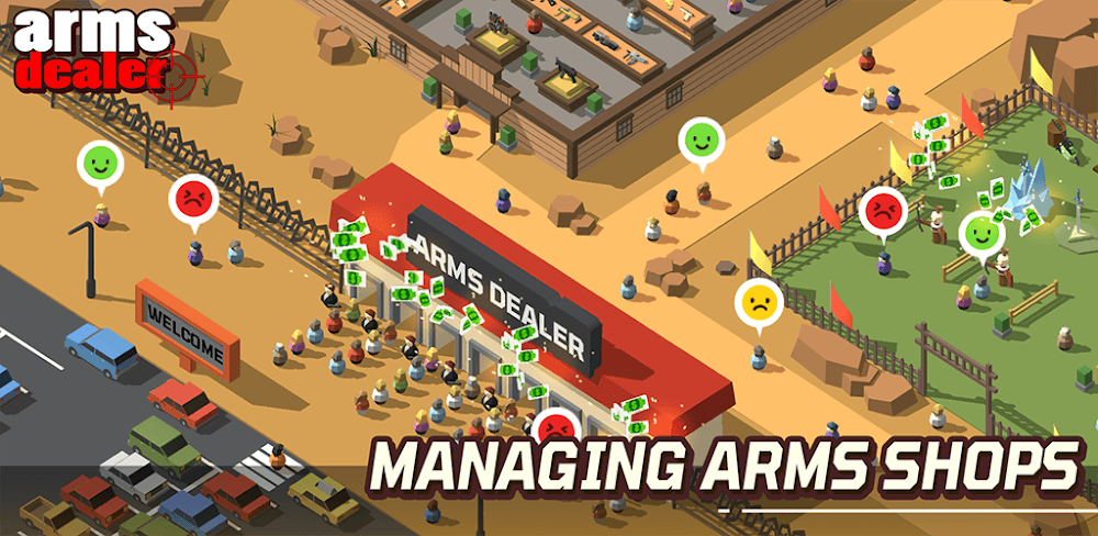 Screenshot 1 of Idle Gun Shop Tycoon