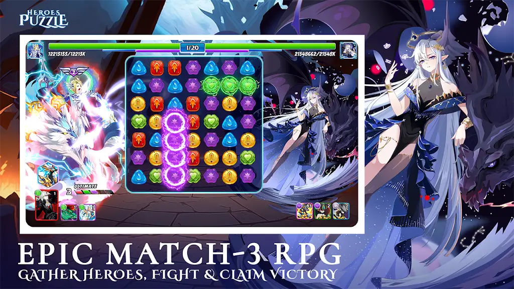 Heroes & Puzzles screenshot 2