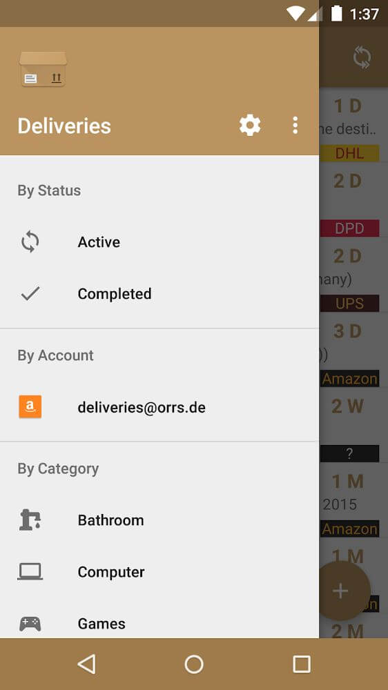 Deliveries Package Tracker screenshot 3