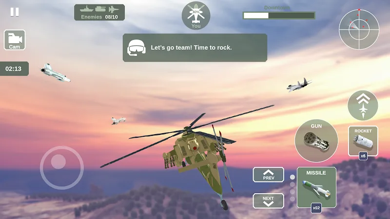 Helicopter Simulator: Warfare screenshot 2