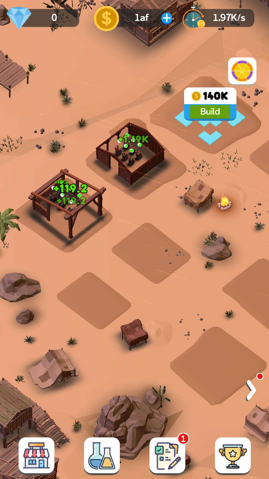 Idle Desert City screenshot 5